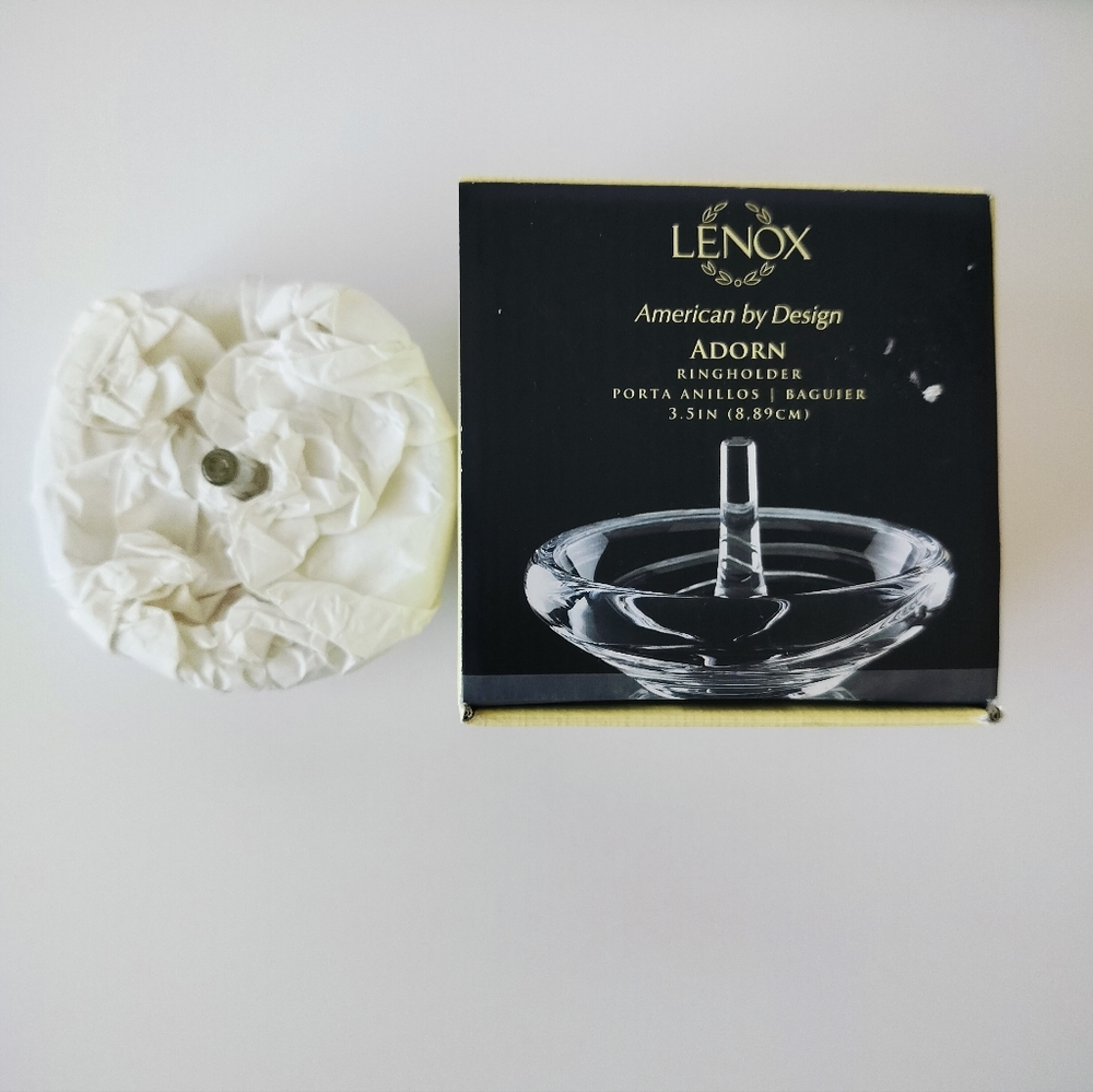 Lenox Adorn Ring holder Ringholder Crystal NWT